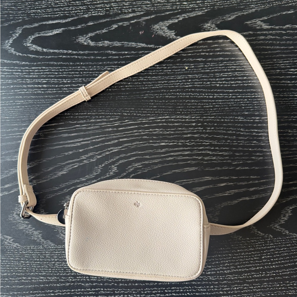 Jillian Harris Ela Cream Crossbody Bag